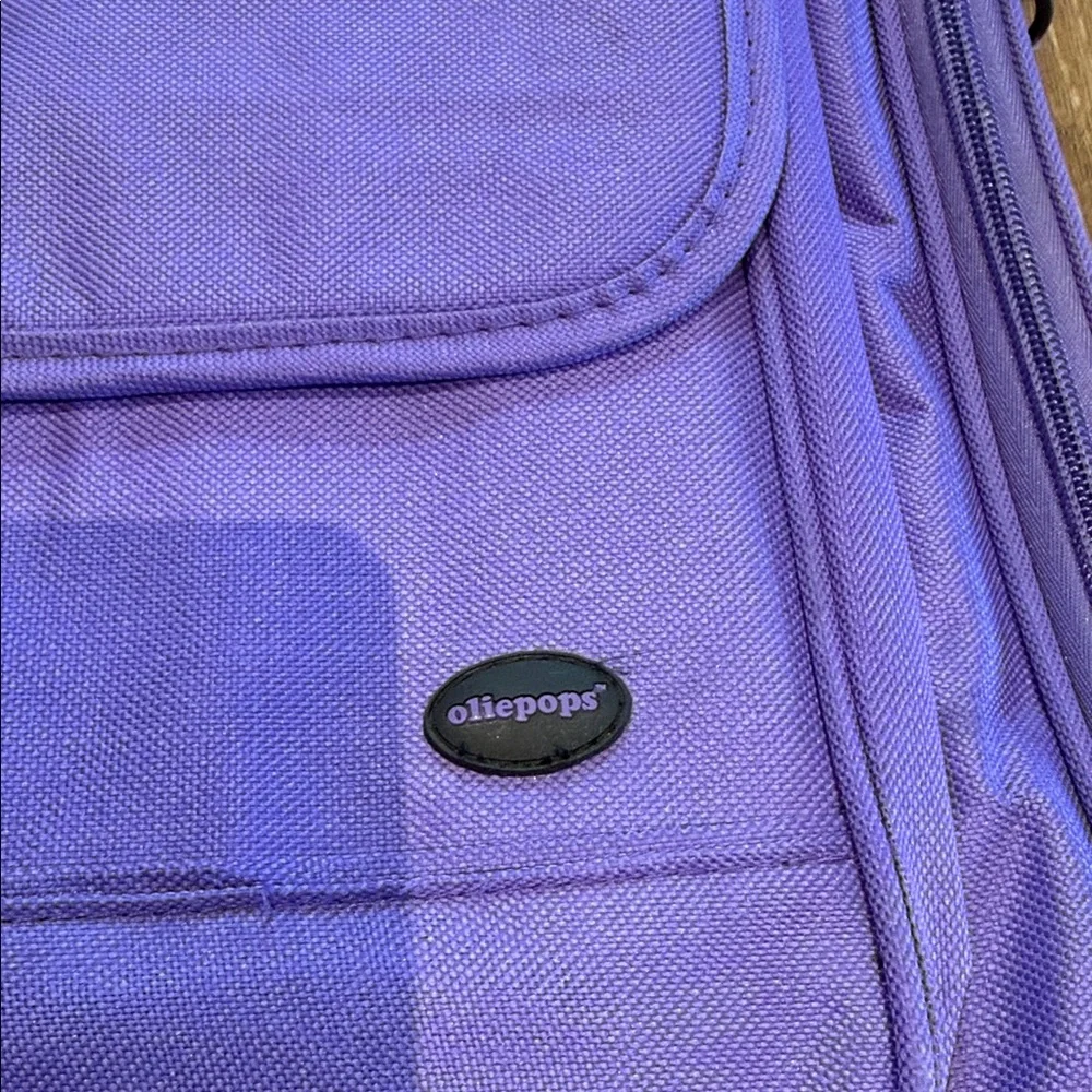 Oliepops Laptop Messenger Bag in Purple